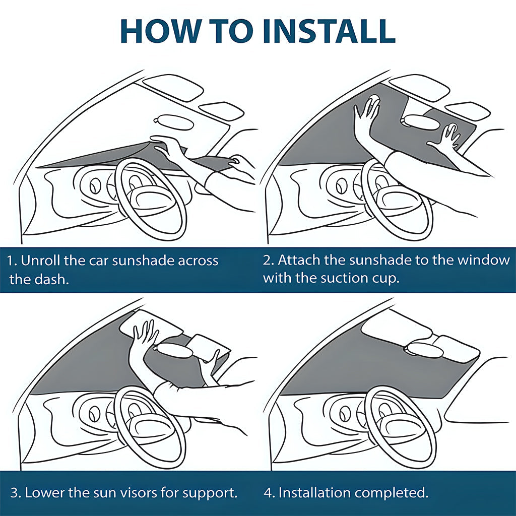 Scary Eyes - Car Sunshade