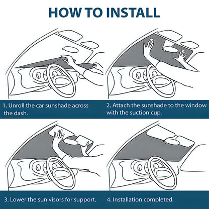 Scary Eyes - Car Sunshade