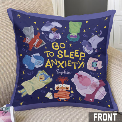 Go To Sleep - Personalized Throw Pillow