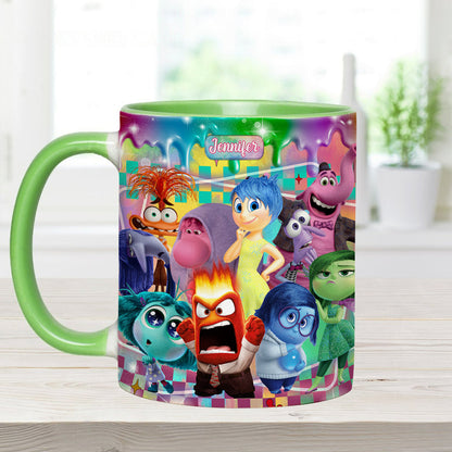 It's Ok To Feel All The Feels - Personalized Accent Mug