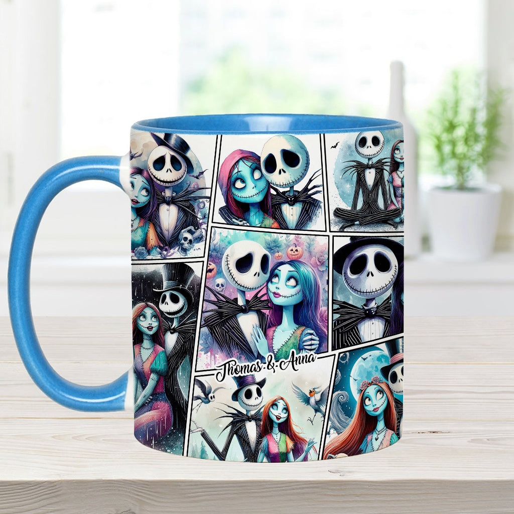 We're Simply Meant To Be - Personalized Nightmare Accent Mug
