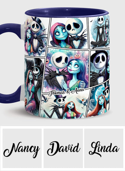 We're Simply Meant To Be - Personalized Nightmare Accent Mug