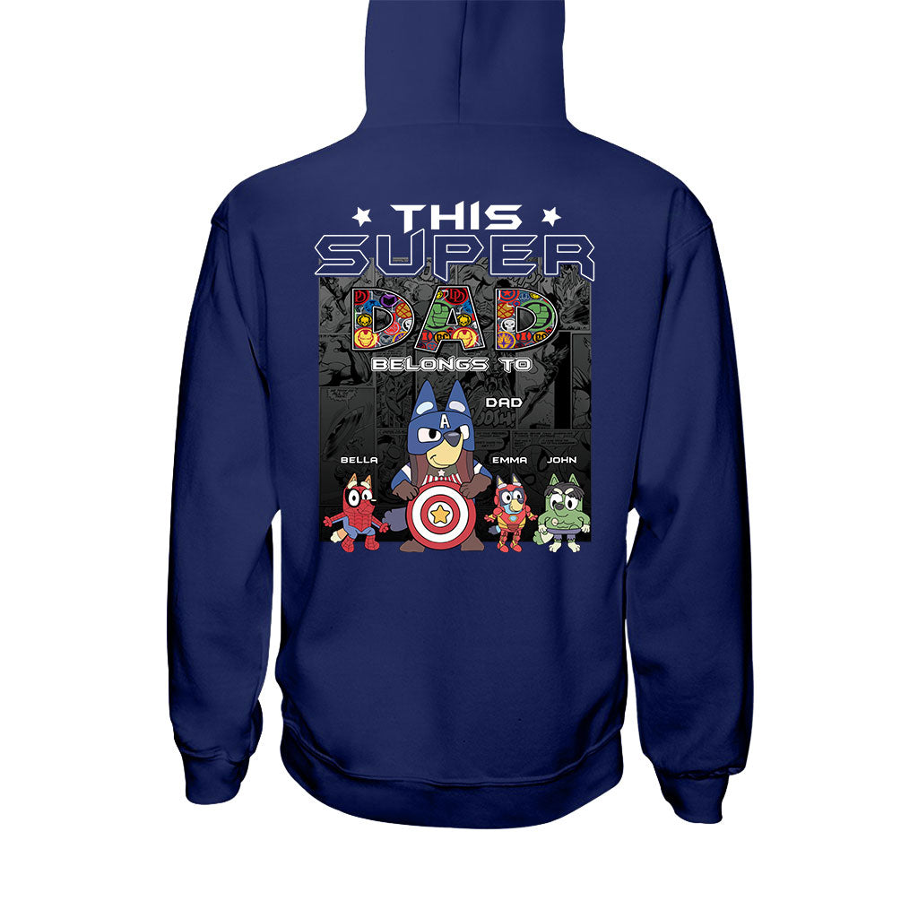 Super Dad - Personalized Father T-shirt and Hoodie