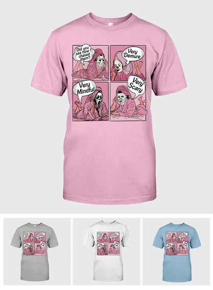 Very Demure, Very Mindful, Very Spooky T-shirt & Hoodie