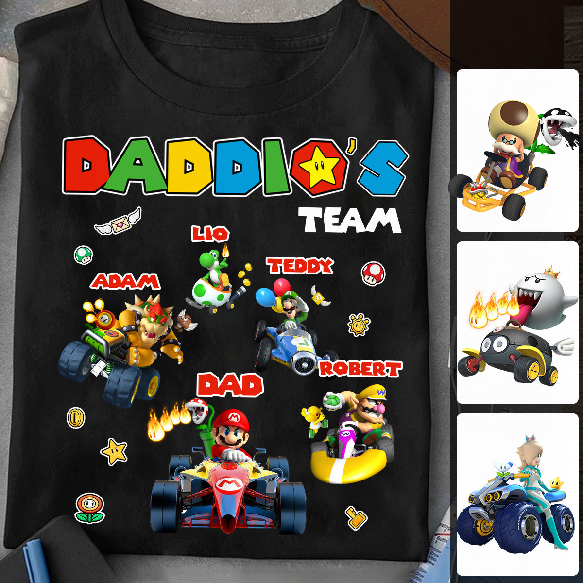 Best Daddio Mario Ever Any Title - Personalized Super Plumber T-shirt And Hoodie
