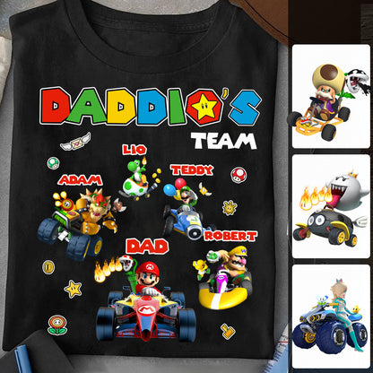Best Daddio Mario Ever Any Title - Personalized Super Plumber T-shirt And Hoodie