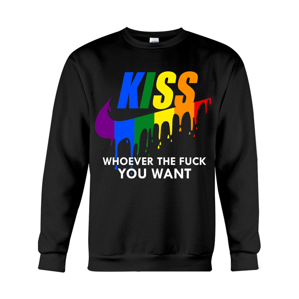 Kiss Whoever You Want - LGBT Support T-shirt And Hoodie