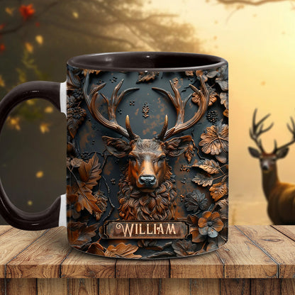 Stunning Deer - Personalized Hunting Accent Mug
