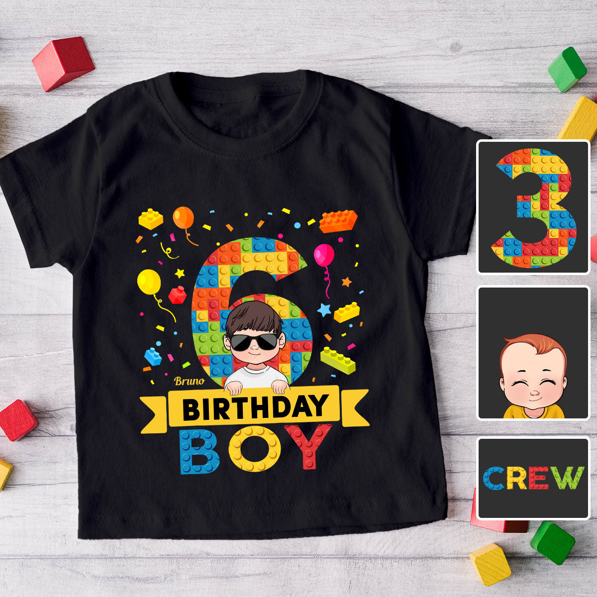 Birthday Boy Birthday Girl - Personalized Family T-shirt And Hoodie