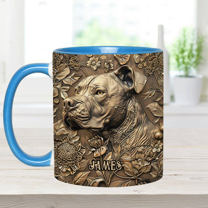 Cool Pitbull - Personalized Dog Accent Mug
