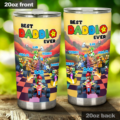 Best Dad Ever Happy Father's Day - Personalized Super Plumber Tumbler