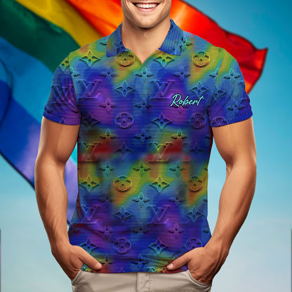Pride - Personalized LGBT Support Polo Shirt