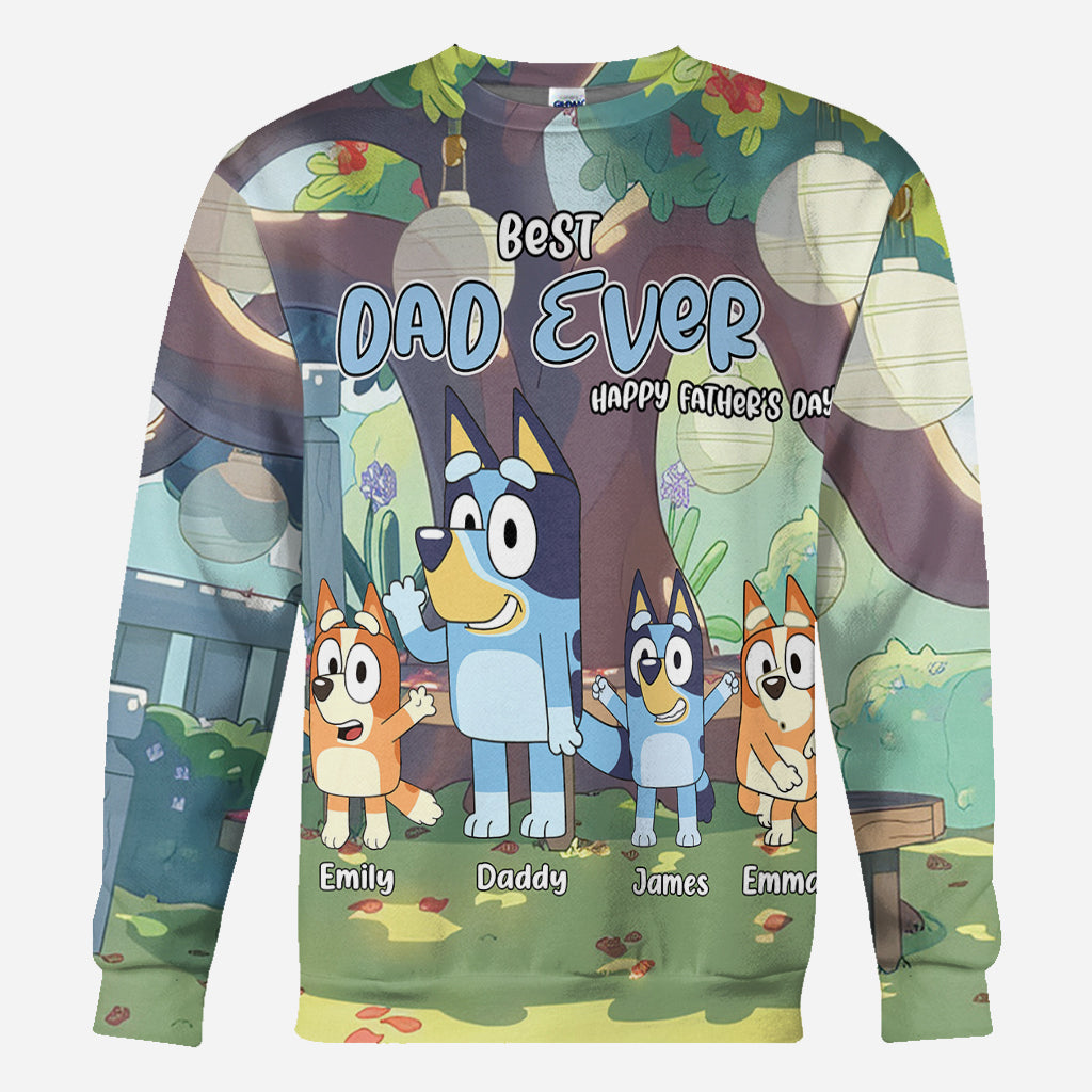 Best Dad Ever - Personalized All Over Shirt