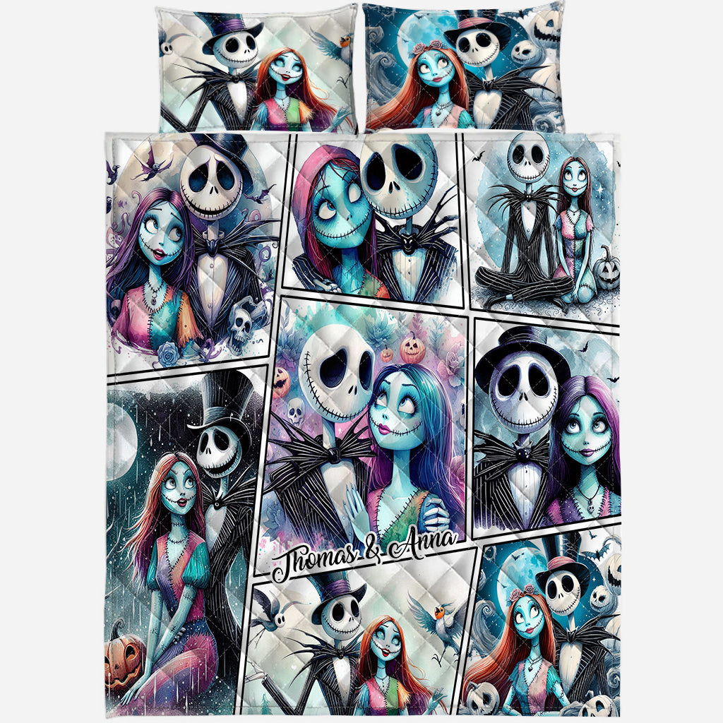 We're Simply Meant To Be - Personalized Nightmare Quilt Set