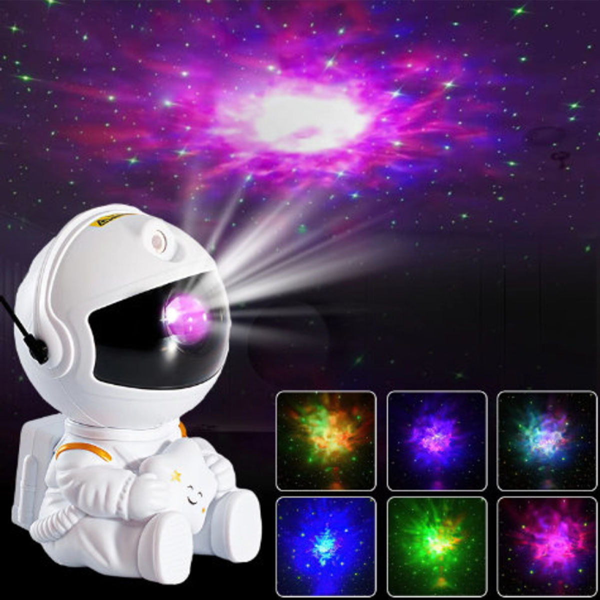 Beautiful Galaxy - Personalized Astronaut Projector Night Light