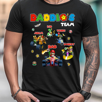 Best Daddio Mario Ever Any Title - Personalized Super Plumber T-shirt And Hoodie