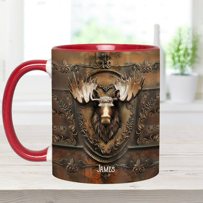 Beautiful Moose Wild Turkey Fox Duck - Personalized Hunting Accent Mug