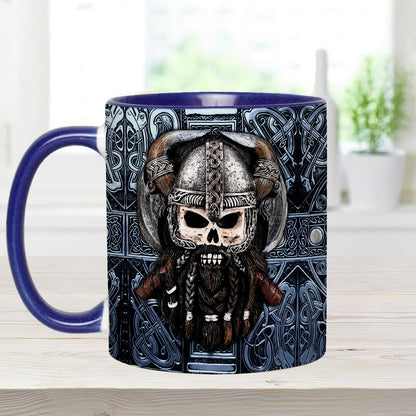 Proud Viking Dad Grandfather - Personalized Viking Accent Mug