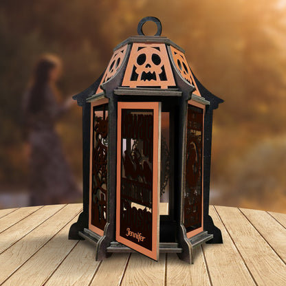 Welcome Foolish Mortals - Personalized Mouse Laser Cut Lantern