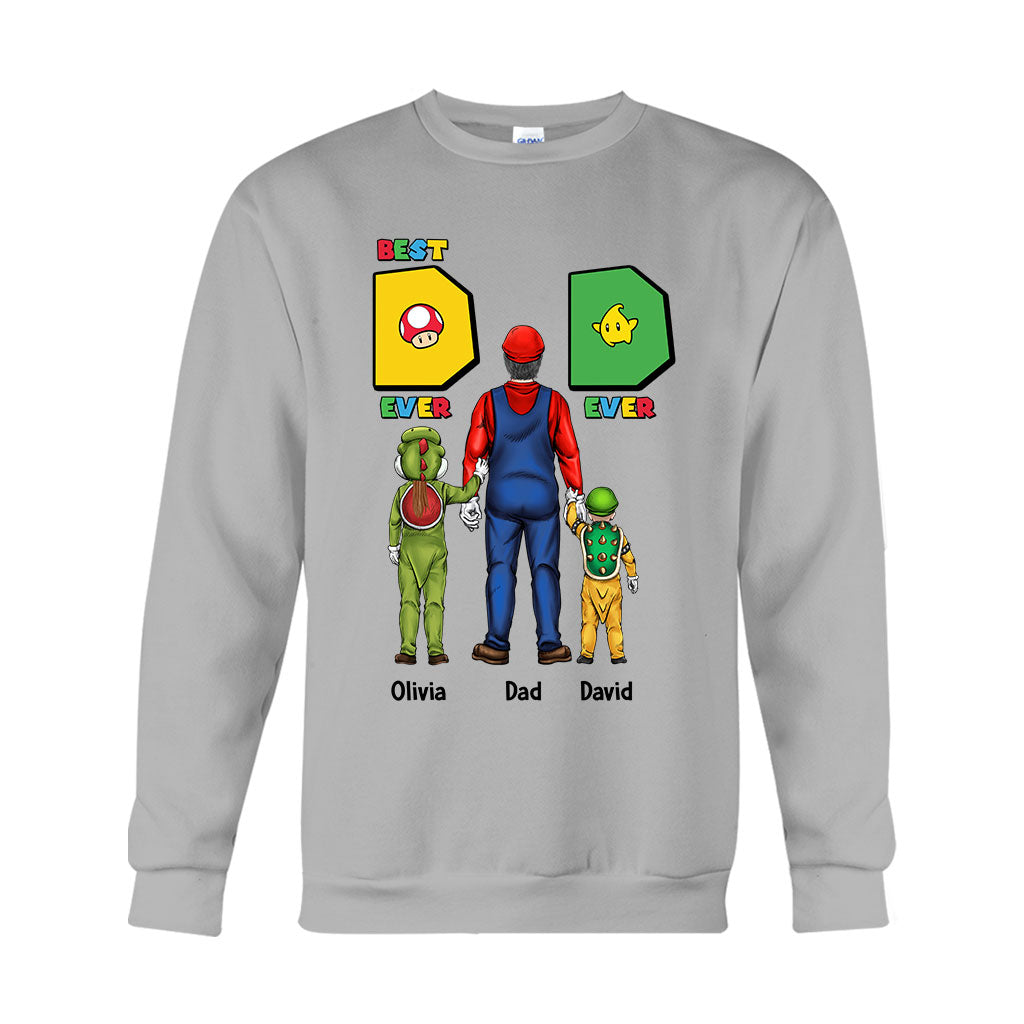 Best Dad Ever Ever - Personalized Father T-shirt And Hoodie