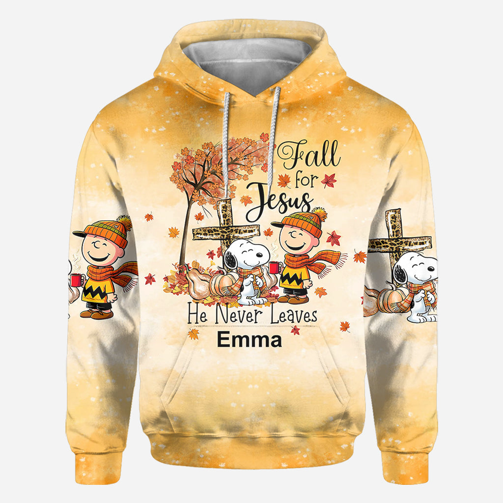 Fall For Jesus - Personalized All Over Shirt
