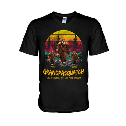 Papasquatch - Personalized Father T-shirt And Hoodie
