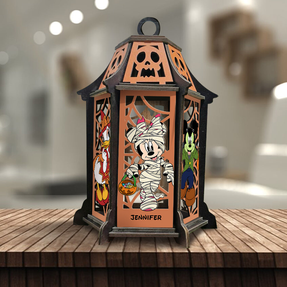 Happy Halloween - Personalized Mouse Laser Cut Lantern