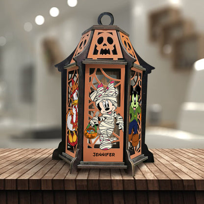 Happy Halloween - Personalized Mouse Laser Cut Lantern