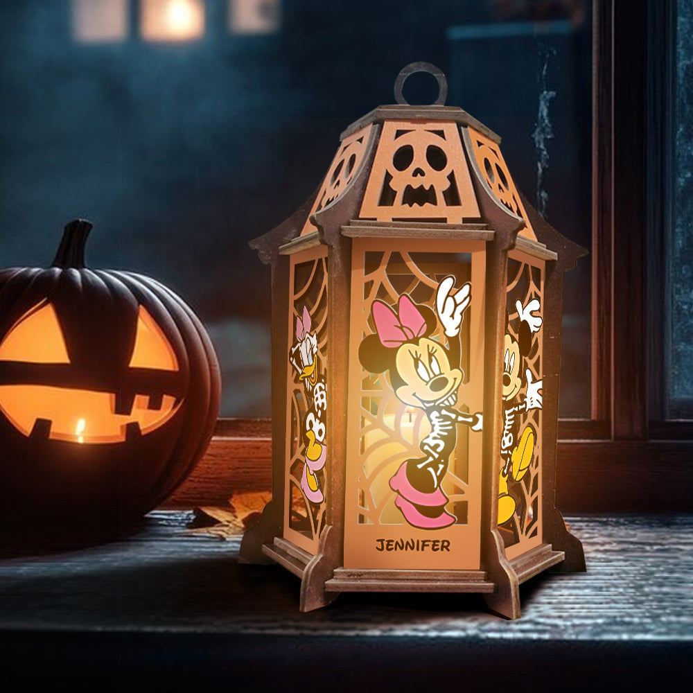 Happy Halloween - Personalized Mouse Laser Cut Lantern