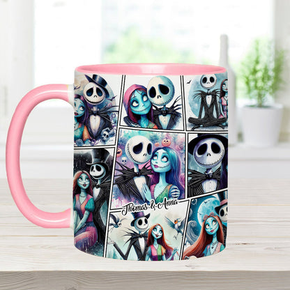 We're Simply Meant To Be - Personalized Nightmare Accent Mug