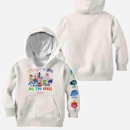 It's Ok To Feel All The Feels - Personalized All Over Shirt