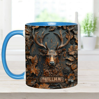 Stunning Deer - Personalized Hunting Accent Mug