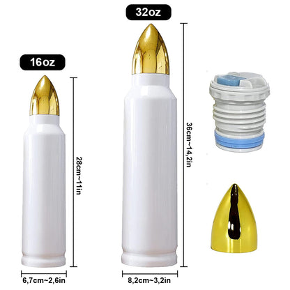 Bullets Can't Kill Freedom - Bullet Tumbler