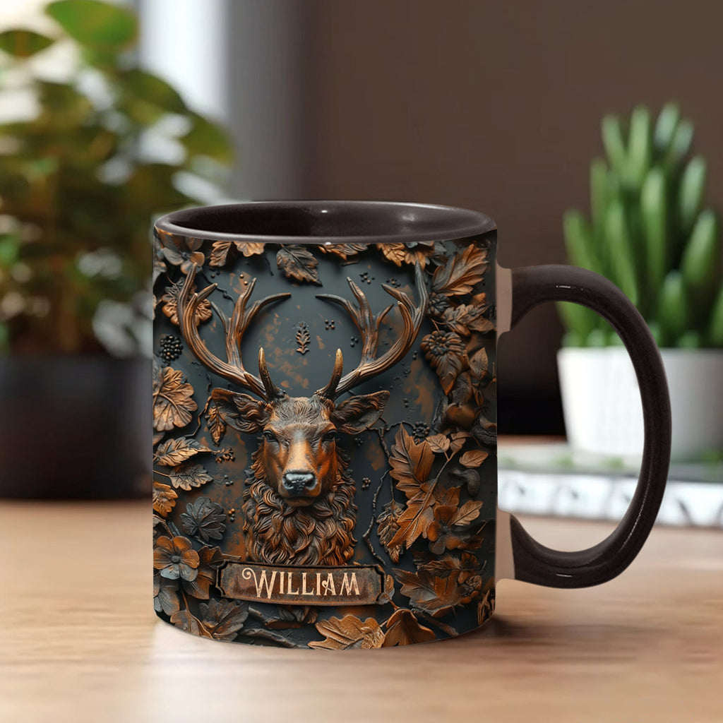 Stunning Deer - Personalized Hunting Accent Mug