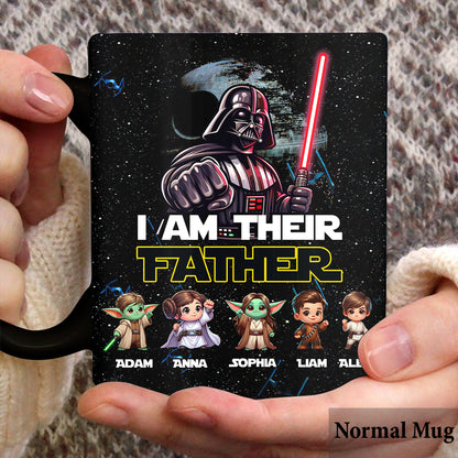 I'm Their Father Fist Bump - Personalized The Force Mug