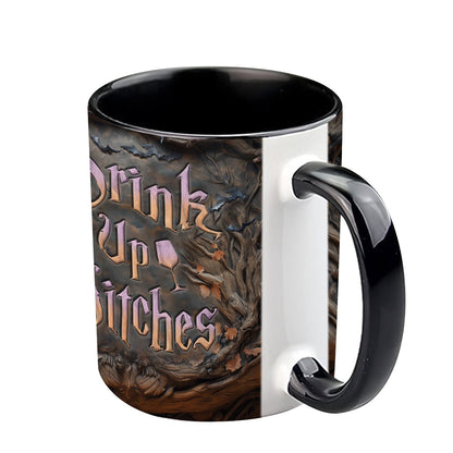 Drink Up Witches - Personalized Bestie Accent Mug