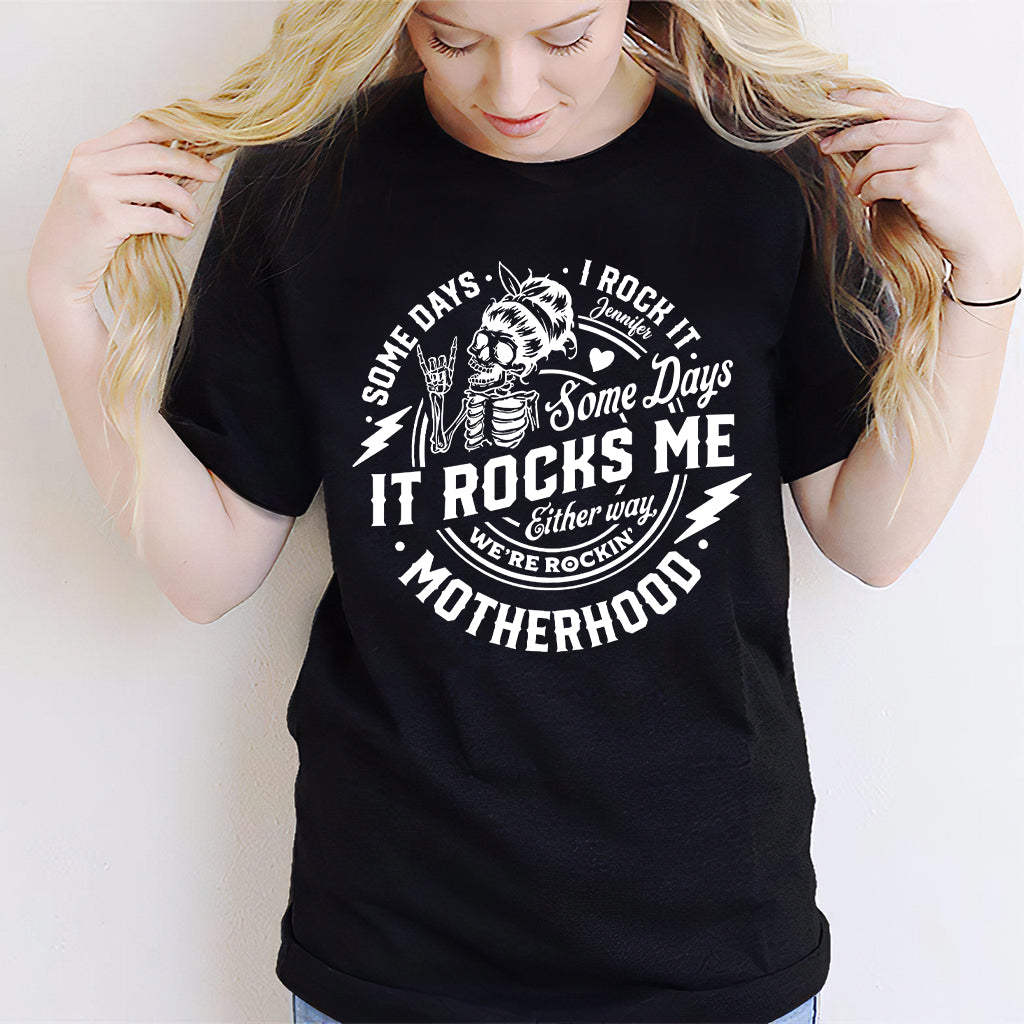 We Are Rockin' Mother Hood - Personalized Mother T-shirt And Hoodie