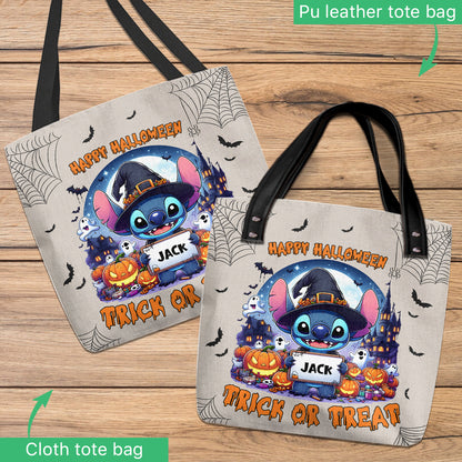 Happy Halloween Trick Or Treat - Personalized Mouse Tote Bag