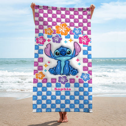 Ohana Beach - Personalized Ohana Beach Towel
