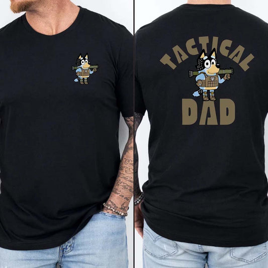 Tactical Dad Bluey T-shirt And Hoodie