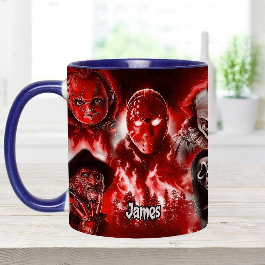 Horror Movie Fan - Personalized Accent Mug