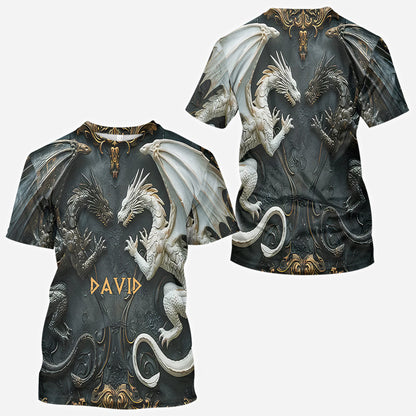 Love Dragons - Personalized Dragon All Over Shirt