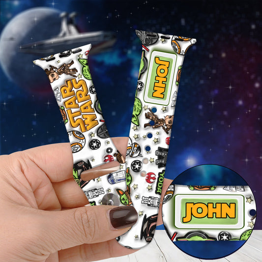 The Galaxy Edge - Personalized The Force Apple Watch Band