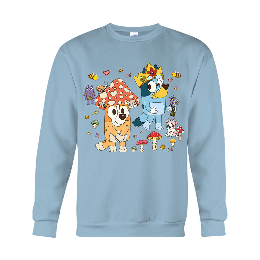 Mushroom Pattern - Mouse T-shirt And Hoodie