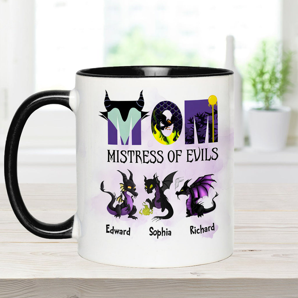 Mistress Of Evils - Personalized Mouse Accent Mug