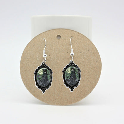 Mysterious Witch - Personalized Witch Transparent Earrings