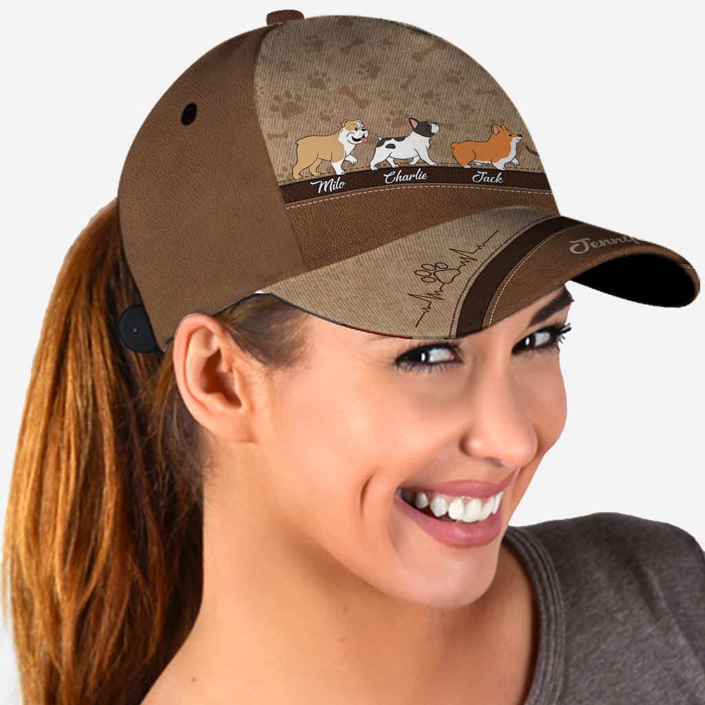 I Love My Dogs - Personalized Dog Classic Cap