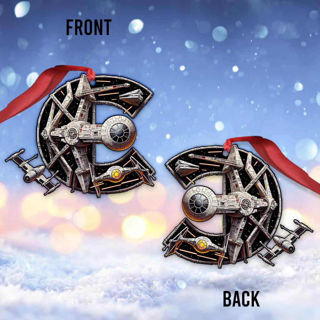 The Force Letter - Personalized The Force Ornament