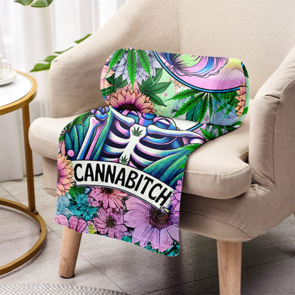 Cannabitch - Personalized Weed Blanket