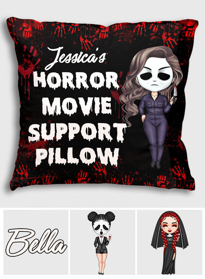 Horror Movie Support Pillow - Personalized Throw Pillow